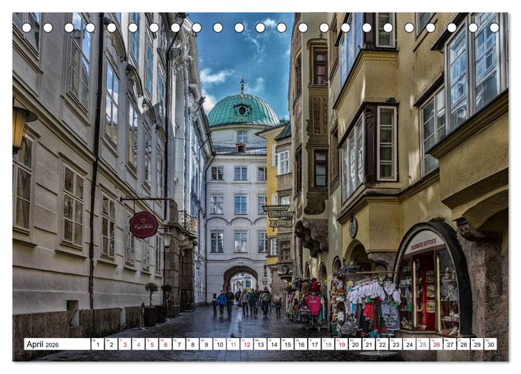 Produktbild: Tiroler Geschichten - Zwischen Innsbruck, Bergen und stillen Seen (Tischkalender 2026 DIN A5 quer), CALVENDO Monatskalender