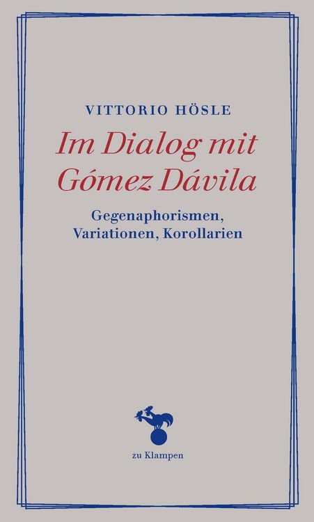 Produktbild: Im Dialog mit G&oacute;mez D&aacute;vila