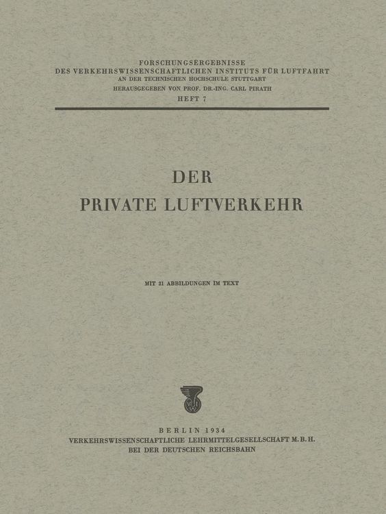 Produktbild: Der private Luftverkehr
