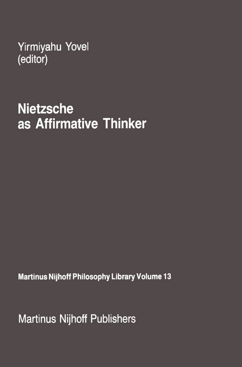Produktbild: Nietzsche as Affirmative Thinker