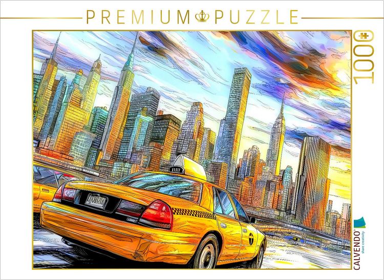 Produktbild: CALVENDO Puzzle New York | 1000 Teile Lege-Gr&ouml;&szlig;e 64x48cm Foto-Puzzle f&uuml;r gl&uuml;ckliche Stunden