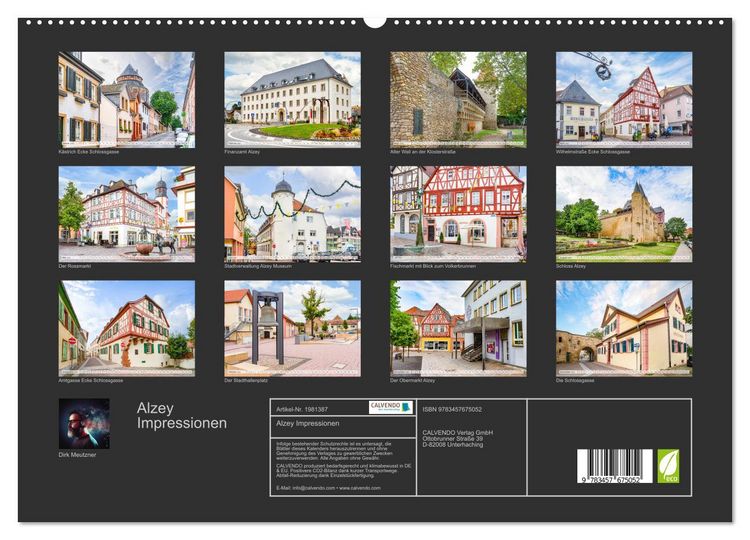Produktbild: Alzey Impressionen (hochwertiger Premium Wandkalender 2026 DIN A2 quer), Kunstdruck in Hochglanz
