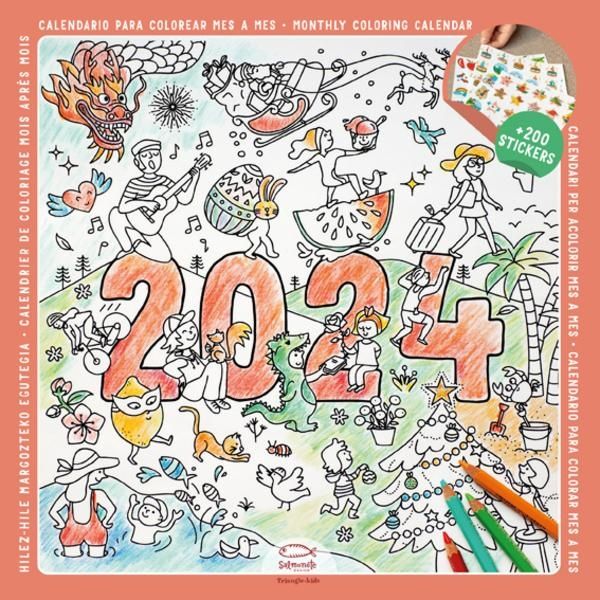 Produktbild: Calendrier a colorier