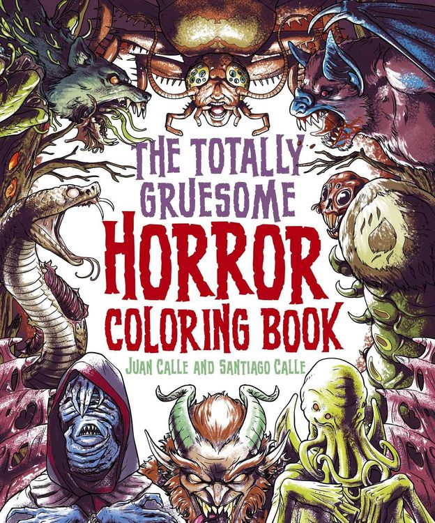 Produktbild: The Totally Gruesome Horror Coloring Book