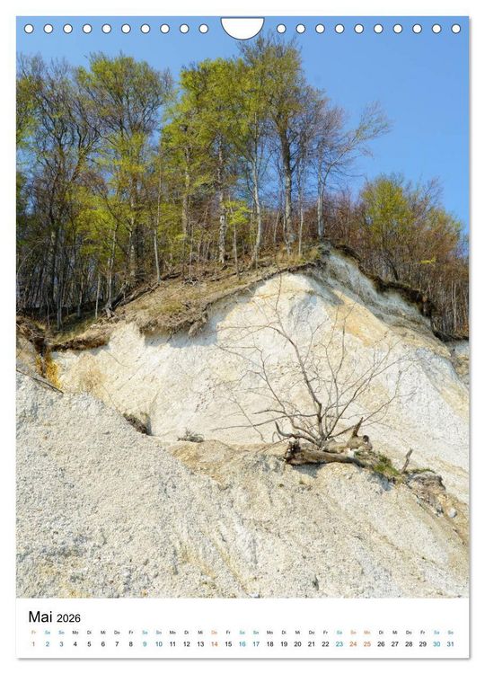 Produktbild: Insel R&uuml;gen - Kreide, Landschaft, Leuchtt&uuml;rme (Wandkalender 2026 DIN A4 hoch), CALVENDO Monatskalender