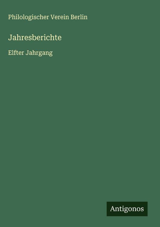 Produktbild: Jahresberichte