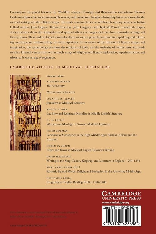 Produktbild: Image, Text, and Religious Reform in Fifteenth-Century England