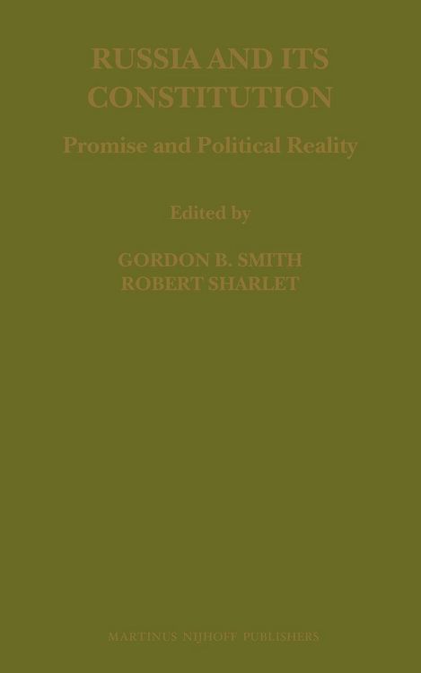 Produktbild: Russia and Its Constitution