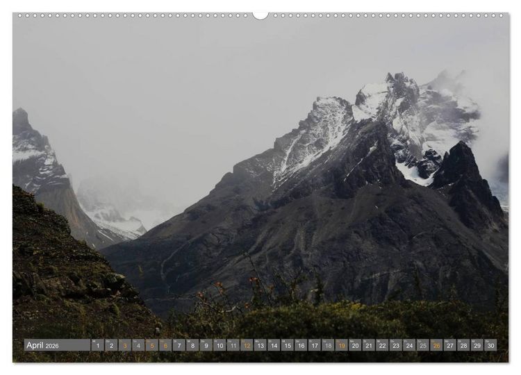 Produktbild: Patagonien, Gletscher, Berge und unendliche Weiten (Wandkalender 2026 DIN A2 quer), CALVENDO Monatskalender