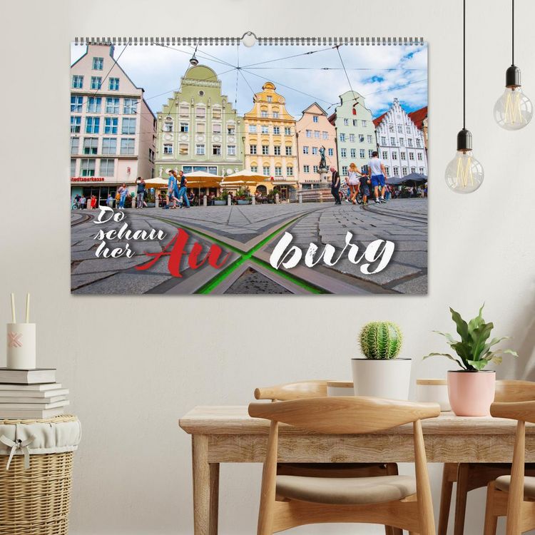 Produktbild: Da schau her &ndash; Auxburg (Wandkalender 2026 DIN A2 quer), CALVENDO Monatskalender