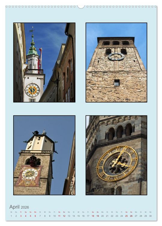 Produktbild: Uhr-Zeiten (Wandkalender 2026 DIN A2 hoch), CALVENDO Monatskalender