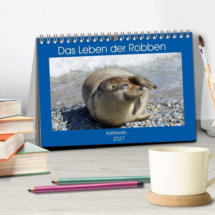 Produktbild: Das Leben der Robben (Tischkalender 2027 DIN A5 quer), CALVENDO Monatskalender