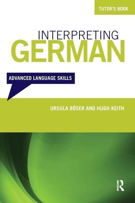 Produktbild: Interpreting German-Tutors Bk