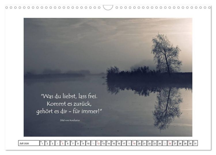 Produktbild: Zitate - Sammlung (Wandkalender 2026 DIN A3 quer), CALVENDO Monatskalender