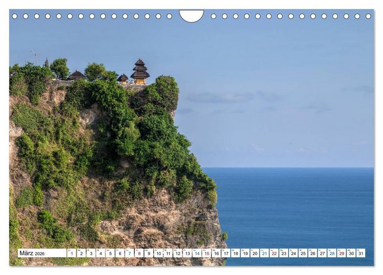 Produktbild: Bali, tropisches Inselparadies in Indonesien (Wandkalender 2026 DIN A4 quer), CALVENDO Monatskalender