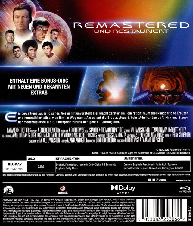 Produktbild: STAR TREK I - Der Film - The Director's Cut [2 BRs]