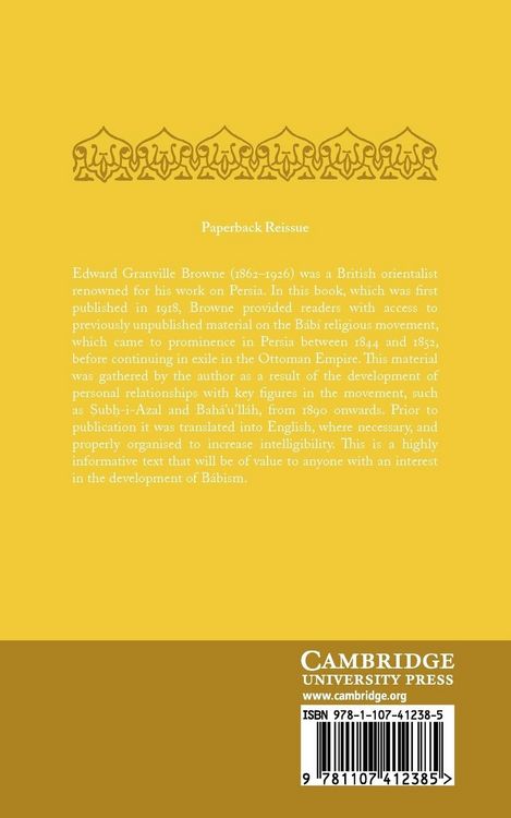 Produktbild: The Babi Religion. by Edward Granville Browne
