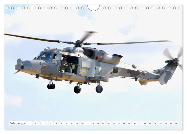 Produktbild: Hubschrauber in Action (Wandkalender 2026 DIN A4 quer), CALVENDO Monatskalender