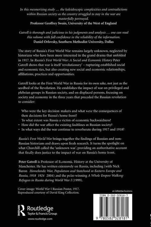 Produktbild: Russia's First World War