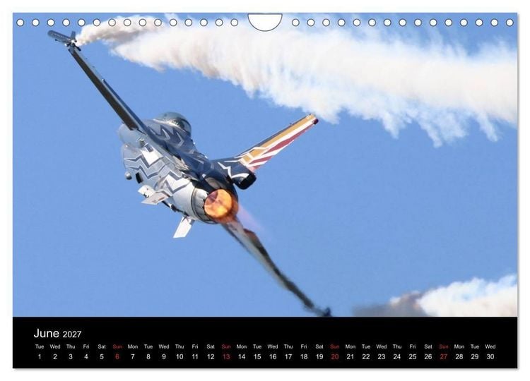 Produktbild: General Dynamics F-16 Fighting Falcon (Wall Calendar 2027 DIN A4 landscape), CALVENDO 12 Month Wall Calendar