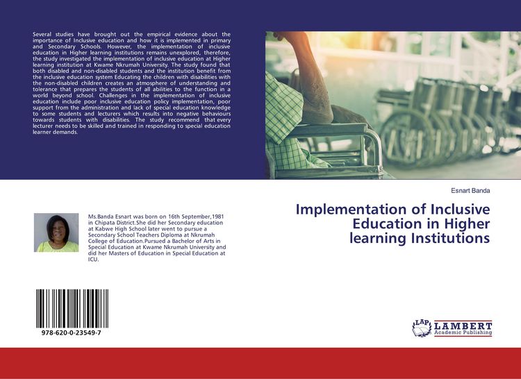 Produktbild: Implementation of Inclusive Education in Higher learning Institutions
