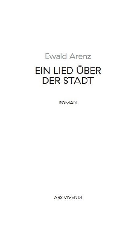 Produktbild: Ein Lied &uuml;ber der Stadt - Sonderausgabe