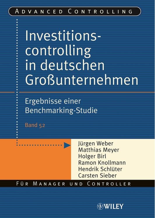 Bild vom Artikel Investitionscontrolling in deutschen Großunternehmen vom Autor Jürgen Weber