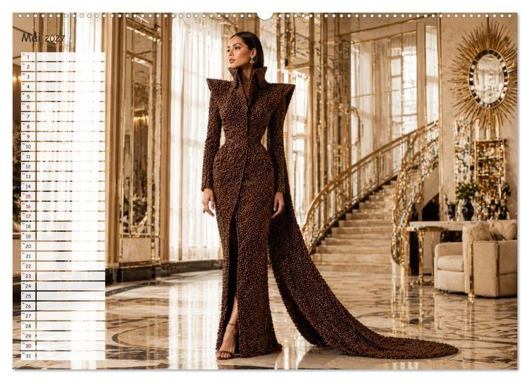 Produktbild: Caf&eacute; Couture (Wandkalender 2027 DIN A2 quer), CALVENDO Monatskalender