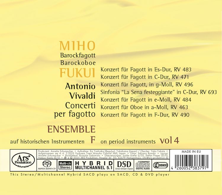 Produktbild: Concerti per Fagotto Vol. 4,1 Hybrid-SACD