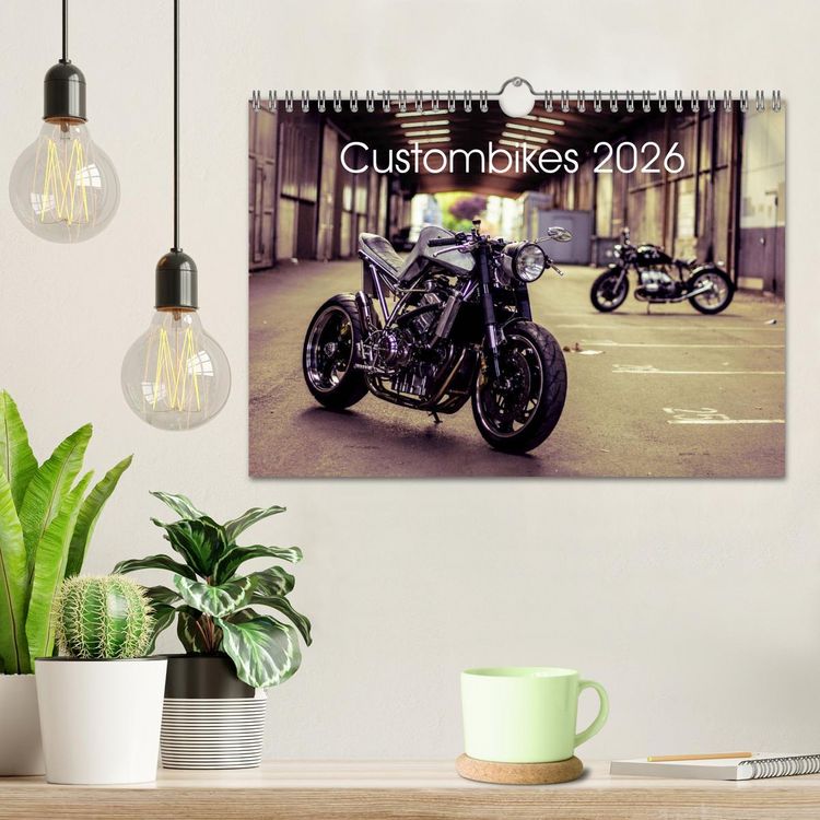 Produktbild: Custombikes 2026 (Wandkalender 2026 DIN A4 quer), CALVENDO Monatskalender