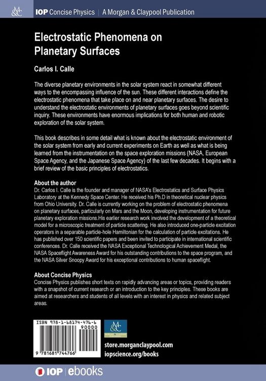 Produktbild: Electrostatic Phenomena on Planetary Surfaces