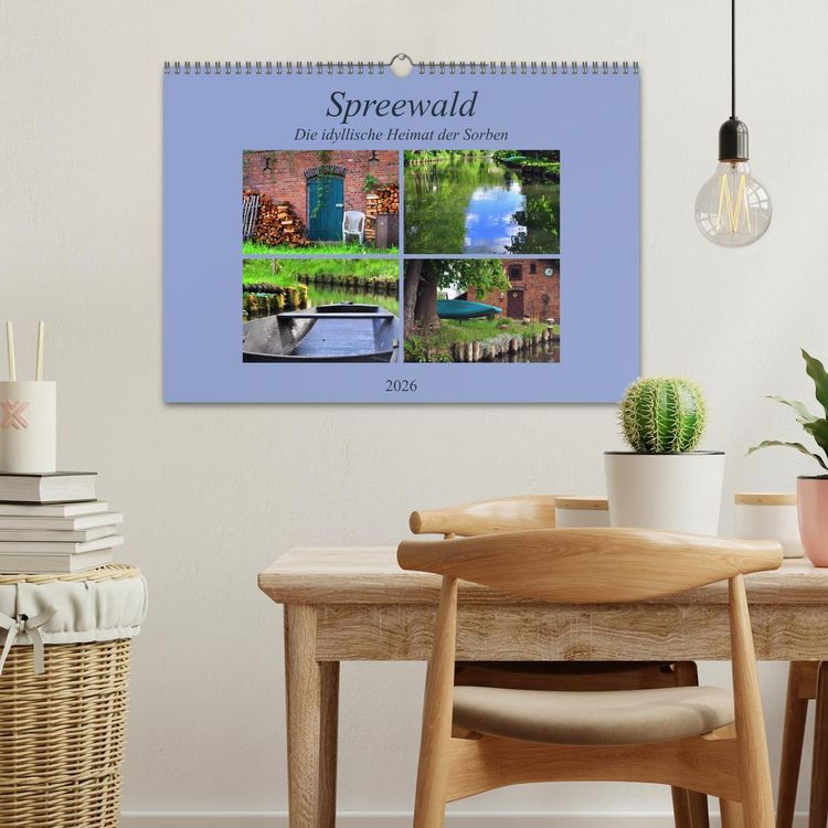 Produktbild: Spreewald - Idyllische Heimat der Sorben (Wandkalender 2026 DIN A3 quer), CALVENDO Monatskalender