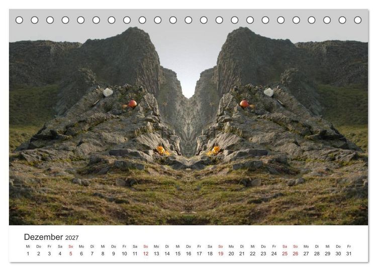 Produktbild: Spiegelwelten - Natur anders sehen (Tischkalender 2027 DIN A5 quer), CALVENDO Monatskalender