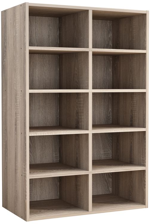 Produktbild: Holz Regal Schuhschrank Schuhregal Hinsol M