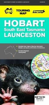 Produktbild: Hobart & South East & Launceston Tasmania   1 : 25 000