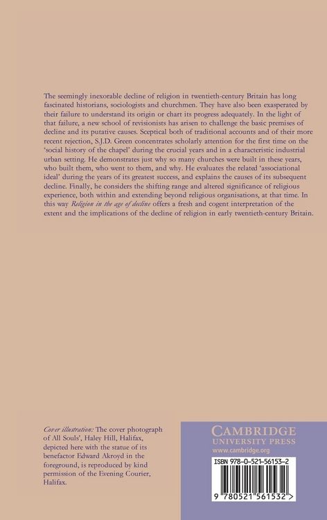 Produktbild: Religion in the Age of Decline