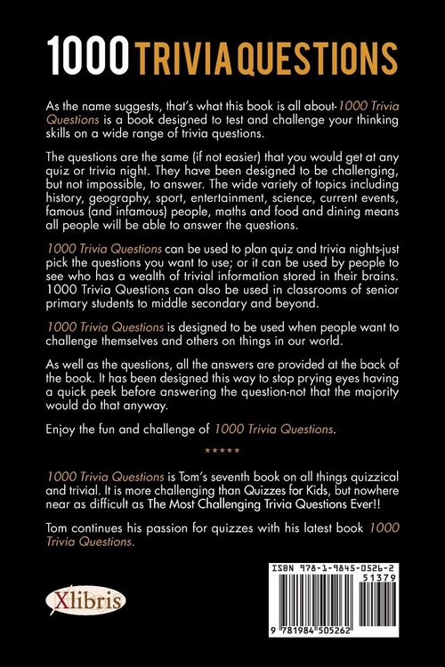 Produktbild: 1000 Trivia Questions