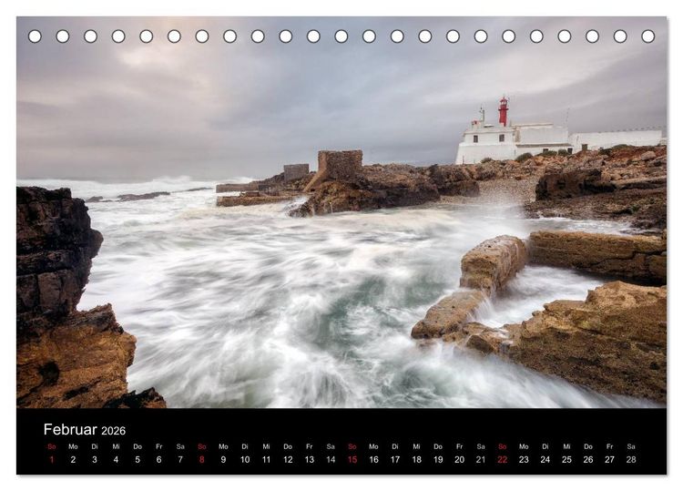 Produktbild: Wundervolles Portugal (Tischkalender 2026 DIN A5 quer), CALVENDO Monatskalender