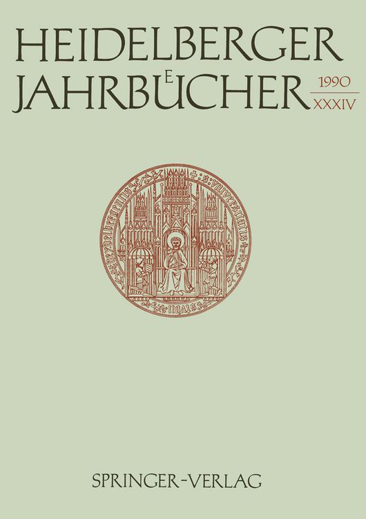 Produktbild: Heidelberger Jahrb&uuml;cher