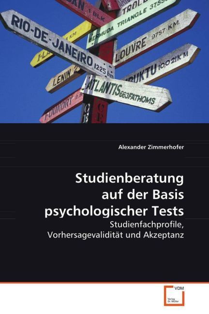 Produktbild: Zimmerhofer, A: Studienberatung auf der Basis psychologische