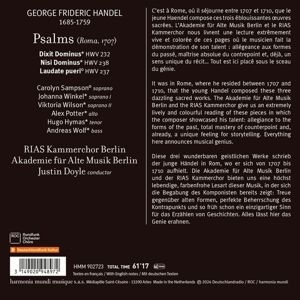 Produktbild: Handel: Dixit Dominus,Laudate pueri,Nisi Dominus