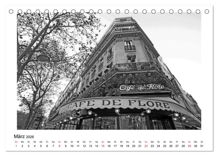 Produktbild: Paris vive la m&eacute;tropole (Tischkalender 2026 DIN A5 quer), CALVENDO Monatskalender