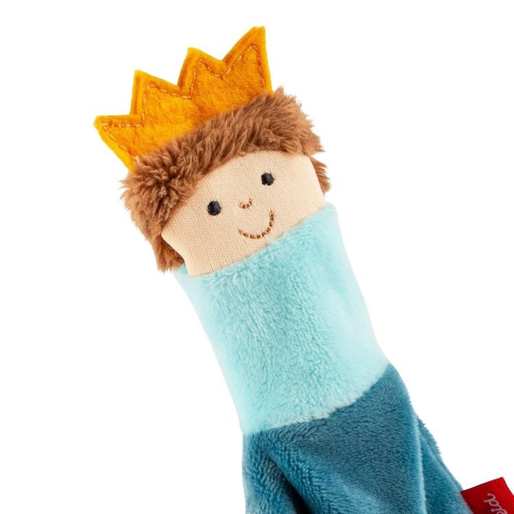 Produktbild: Sigikid 43503 - Fingerpuppen Handschuh Drache/Einhorn/Prinzessin/Turm, Einheitsgr&ouml;&szlig;e
