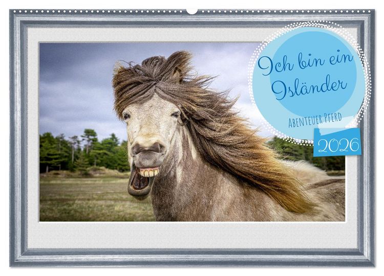 Produktbild: Ich bin ein Isl&auml;nder (Wandkalender 2026 DIN A2 quer), CALVENDO Monatskalender