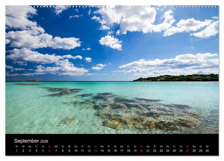 Produktbild: Sardinien (Wandkalender 2026 DIN A2 quer), CALVENDO Monatskalender