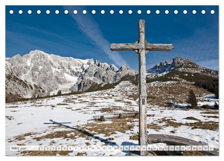Produktbild: Sch&ouml;ne Gr&uuml;&szlig;e aus Dienten (Tischkalender 2026 DIN A5 quer), CALVENDO Monatskalender