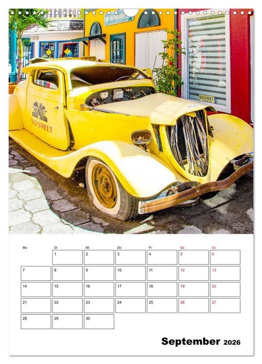 Produktbild: Karibik pur - mit Charme und Zauber (Wandkalender 2026 DIN A3 hoch), CALVENDO Monatskalender