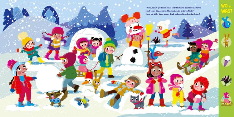 Produktbild: WO ist WAS? Wimmelige Weihnachten. Pappebuch f&uuml;r Kinder ab 2 Jahren