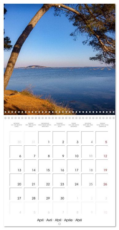 Produktbild: E&acute;tang de Thau en Me&acute;diterrane&acute;e (Calendrier mural carr&eacute; 2026 30x30 cm) Calendrier double avec une page pour vos prises de notes