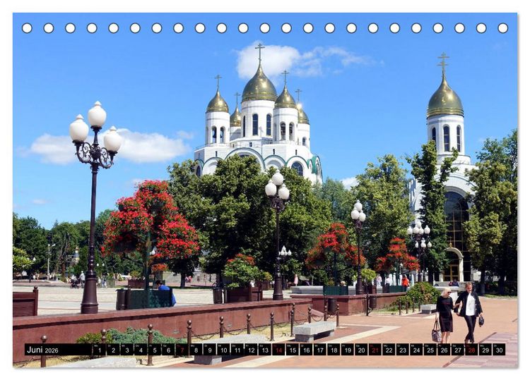 Produktbild: Kaliningrad - Das russische K&ouml;nigsberg (Tischkalender 2026 DIN A5 quer), CALVENDO Monatskalender